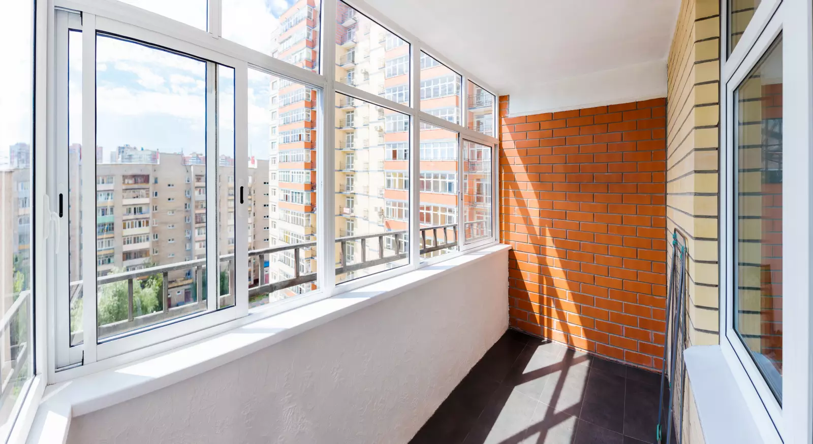 white framed schuco windows